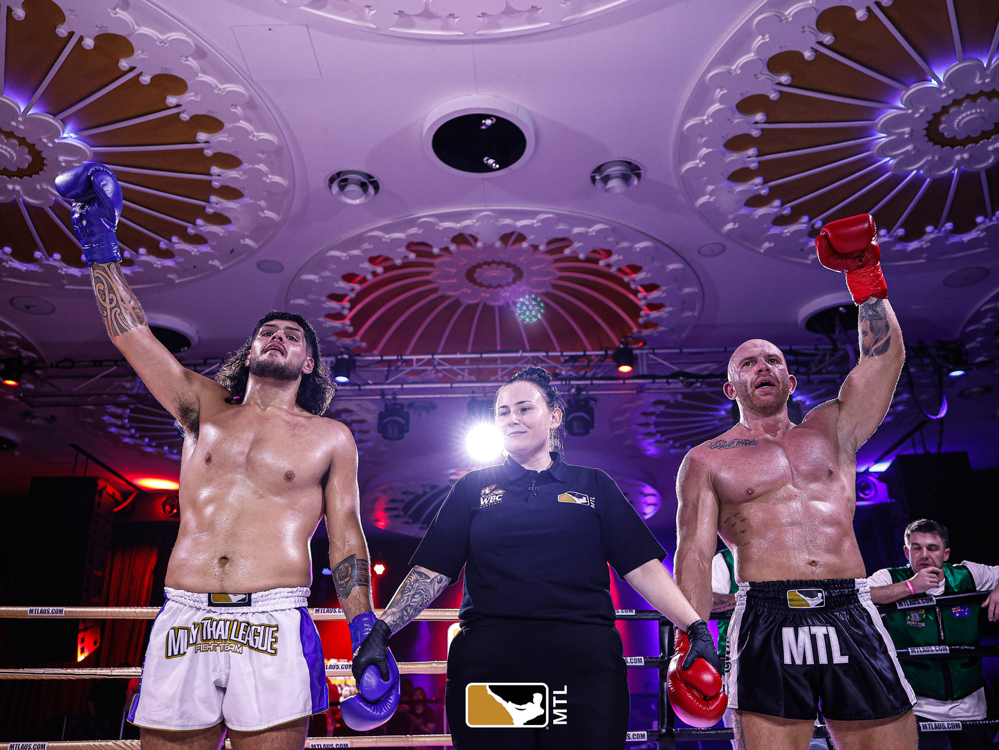 Muay Thai Shorts | Yant Series - Black/White