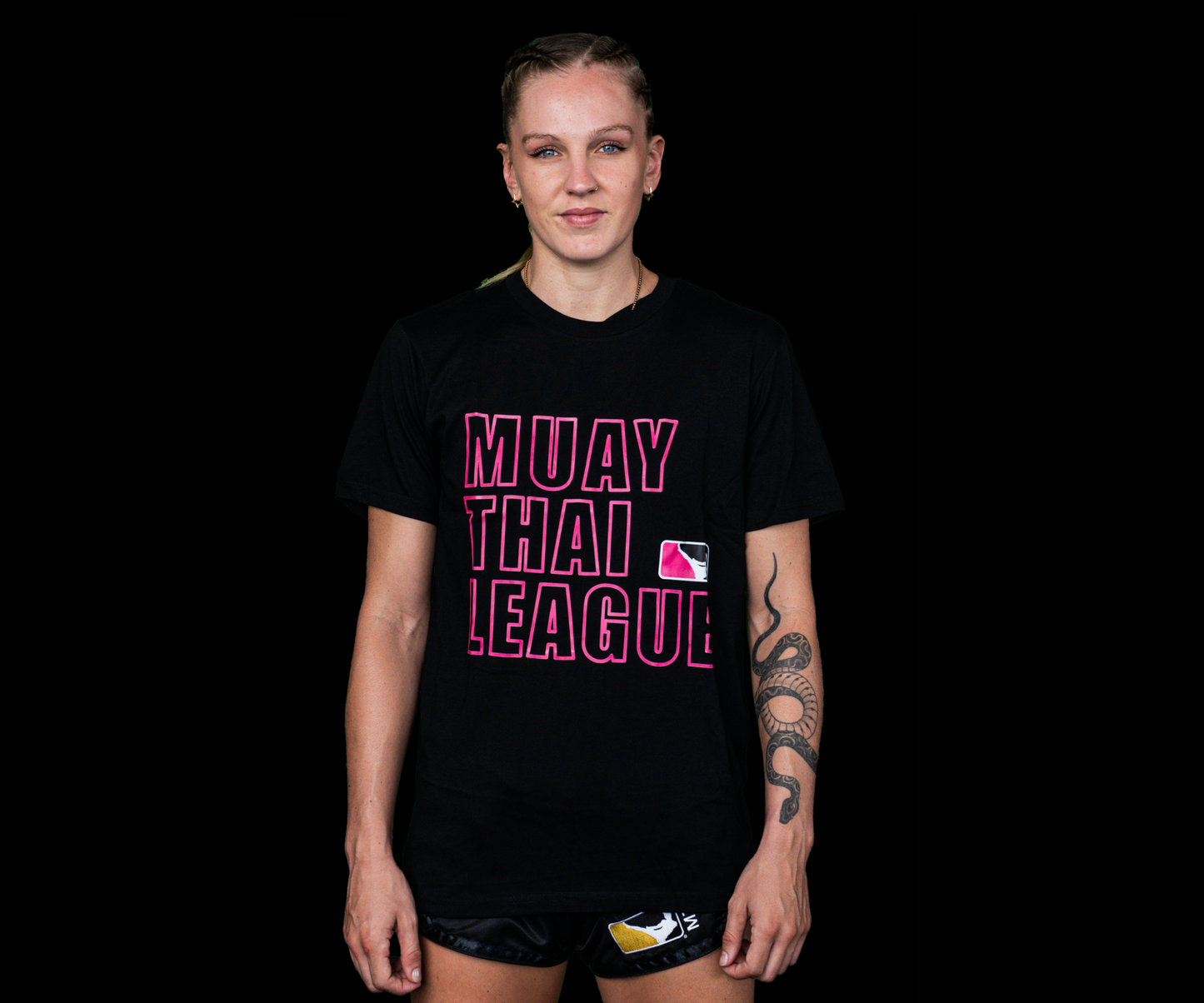 Block Tee Pink