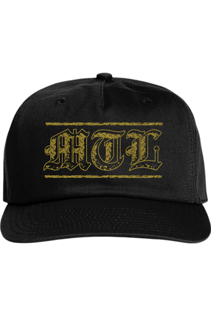 GOLD LOGO HAT | MTL Streetwear