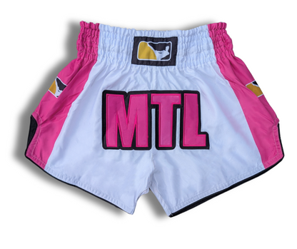 Muay Thai Shorts | Staple Series - White