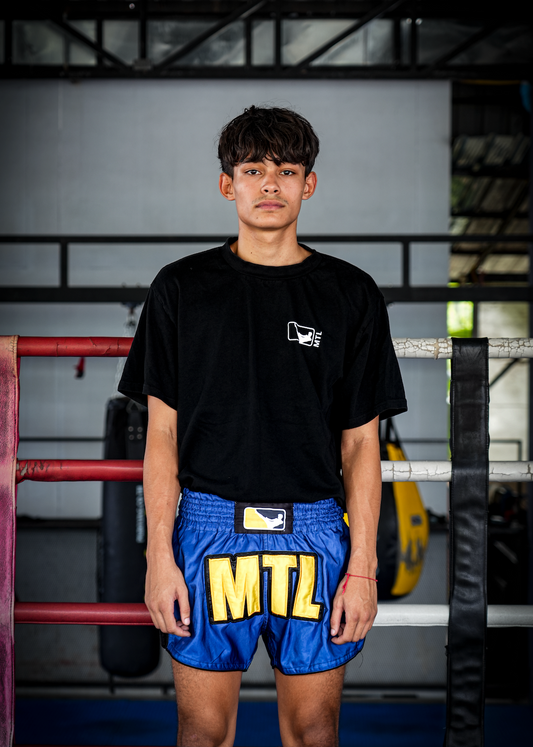 Muay Thai Shorts | Staple Series - Deep Blue