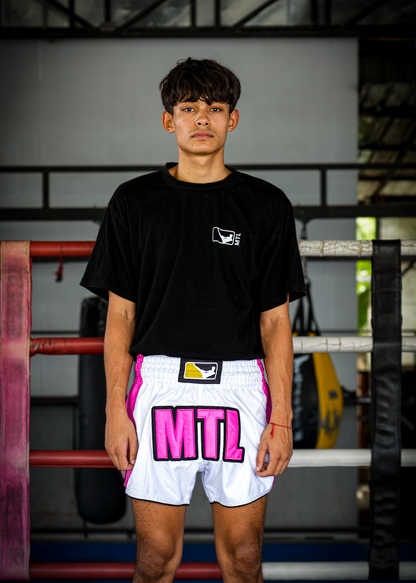 Muay Thai Shorts | Staple Series - White